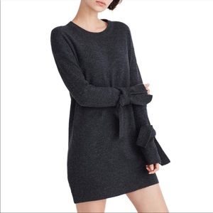 Madewell Tie Sleeve Sweater Dress